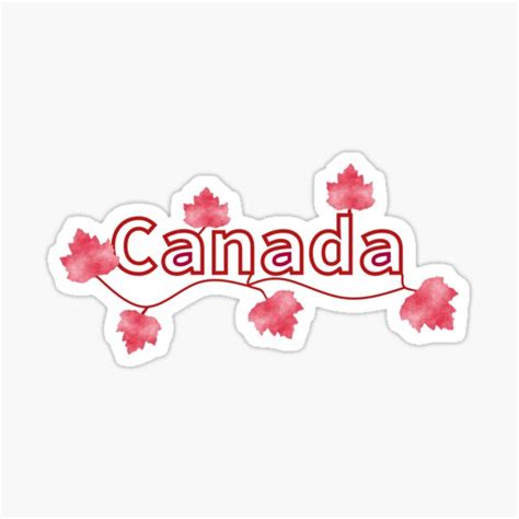 "Canada Maple Leaf" Sticker by kathlesa | Redbubble