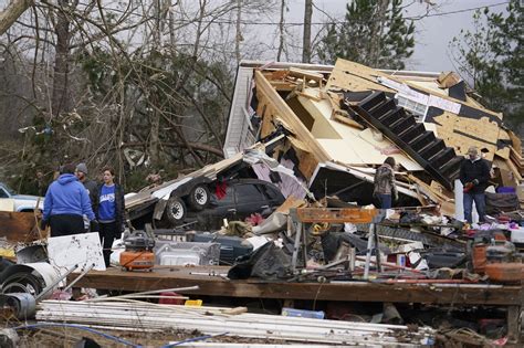 Map: Where did the tornadoes hit in Alabama