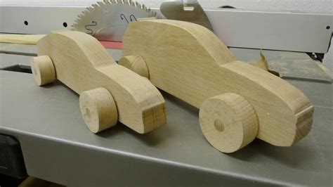 Making wooden toy cars from scratch - YouTube