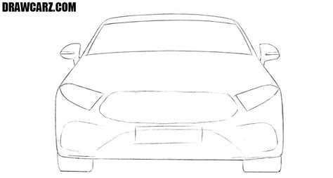 How to Draw a Car from the Front