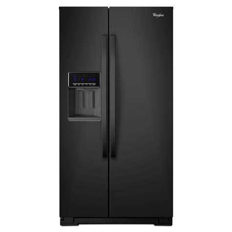 Whirlpool 20.6 cu. ft. Side by Side Refrigerator in Black, Counter ...