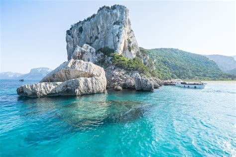 Cala Luna Beach, Sardinia, Italy Stock Image - Image of boat, beach: 172795429