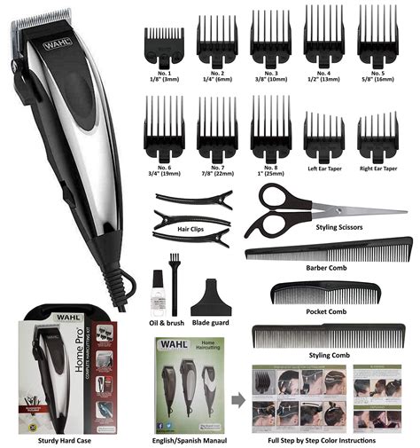 Wahl Hair Clipper Home Pro 22-Piece - Complete Men's Haircutting Kit - Walmart.com