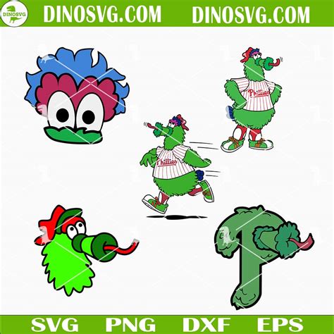 Phillie Phanatic SVG Bundle, Philadelphia Phillies Mascot SVG PNG DXF ...