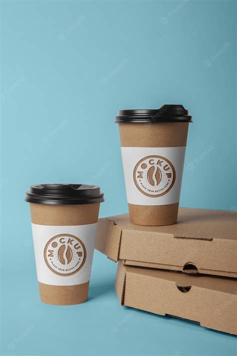 Premium PSD | Logo mockup on paper cup