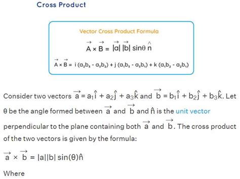 Cross Product Formula ⭐️⭐️⭐️⭐️⭐