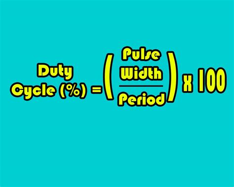 Mastering Duty Cycle Formula: A Comprehensive Guide 2024 - Techy Pap@