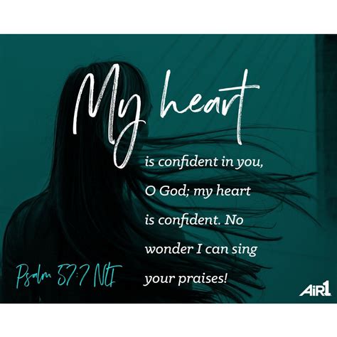 Psalm 57:7 | Scripture quotes, Inspirational prayers, Bible truth