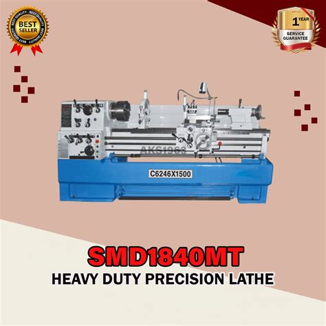 Jual Mesin Bubut Besi Logam 460x1000mm Heavy Duty Precision Lathe-SMD1840MT | Shopee Indonesia