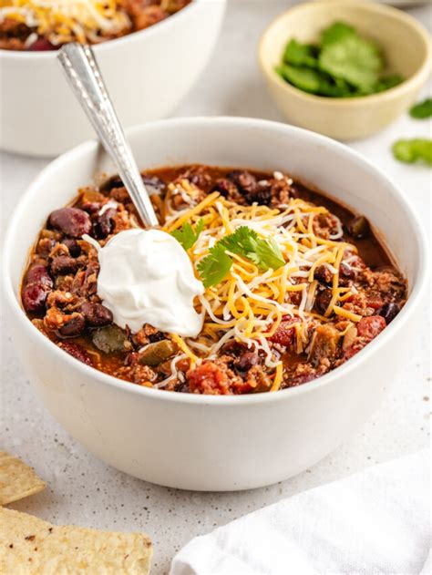 Venison Chili Crock Pot Recipe | Slow Cooker Deer Chili - Miss Allie's Kitchen