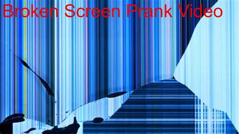 1-Hour Broken Screen Prank Video: Watch Friends Panic - Laugh Out Loud! Funny Cracked Screen ...