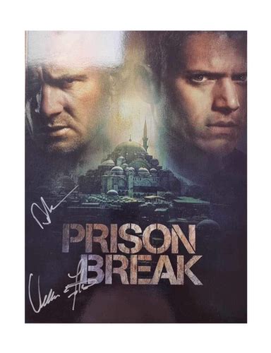 A3 Prison Break Poster Signed by Dominic Purcell and William Fitchner ...