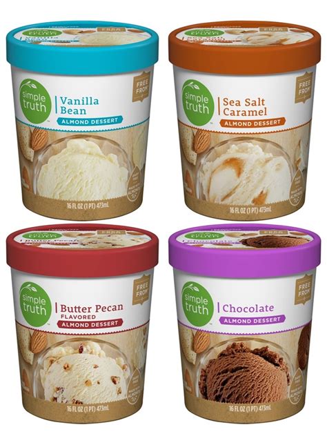 Simple Truth Almond Frozen Dessert Reviews & Info (Kroger Brand)