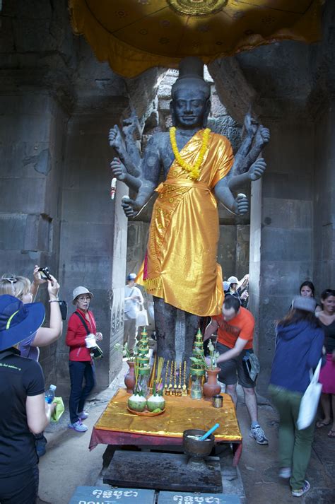 Lord Vishnu at the Angkor Wat, Cambodia