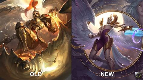 Kayle 2019 Rework NEW vs OLD Skins Comparison - League of Legends - YouTube