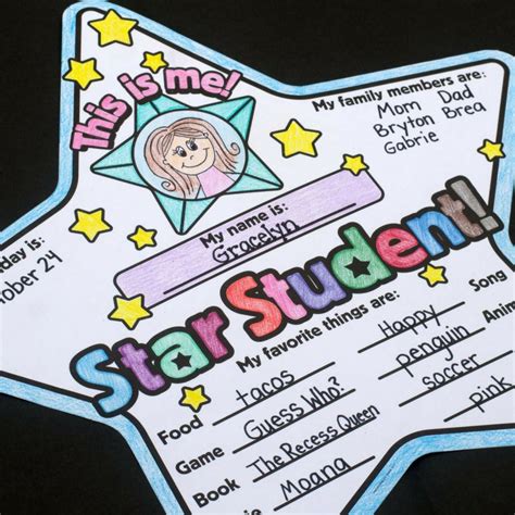 Color Your Own Star Student Posters | Oriental Trading