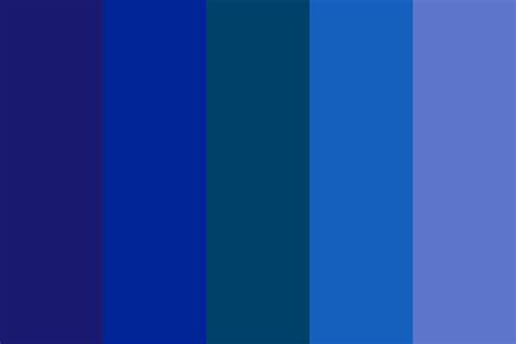 Blue Indigo Color Palette in 2020 | Indigo colour, Blue color schemes, Color palette