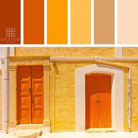 Fabulous Shades Of Orange Paint and Furnishings | Orange color palettes, Color palette yellow ...