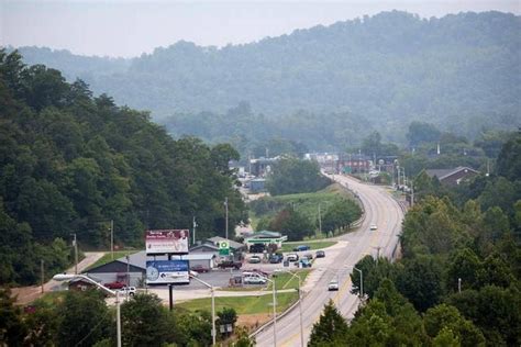 Ky Highway 11 is one of the main arteries that intersects at the town square, pictured in the ...