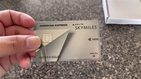 American Express Delta Skymiles Platinum Card Unboxing - YouTube