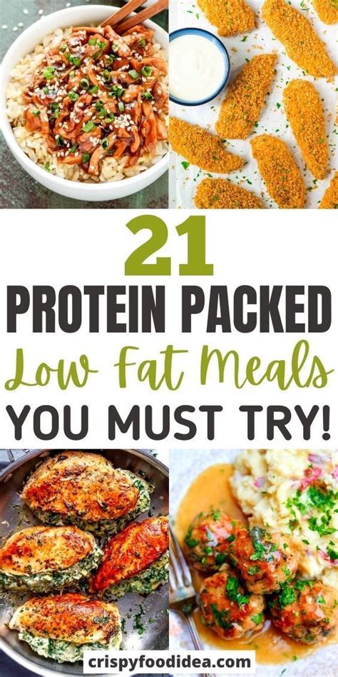 21 Healthy High Protein Low Fat Recipes You Need To Try! in 2024 | Low fat dinner recipes, Low ...