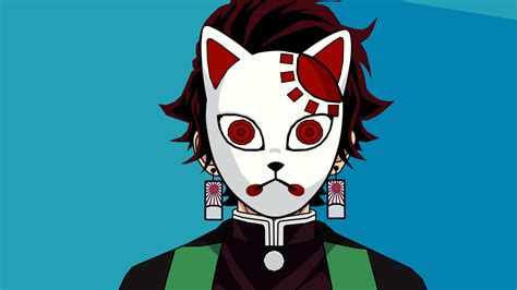 3840x2160 Resolution Kamado Tanjirou Warding Mask 4K Wallpaper ...