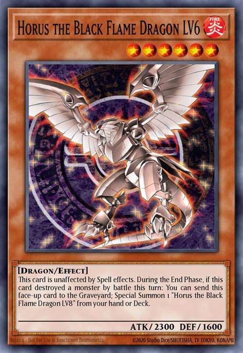 Horus the Black Flame Dragon LV6 - Yu-Gi-Oh! Card Database - YGOPRODeck