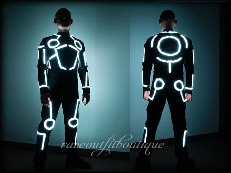 Full color LED light up Tron suit Tron Legacy Costume Tron | Etsy in ...