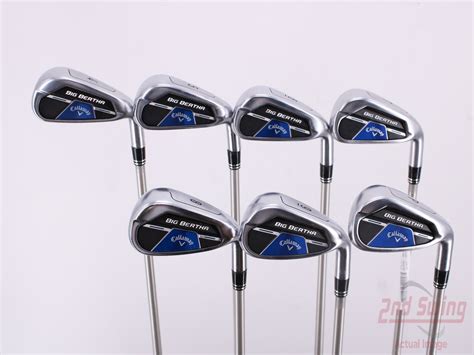 Callaway Big Bertha B21 Iron Set 4-PW UST Mamiya iRN Graphite Senior ...