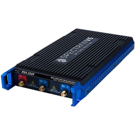 Aaronia Spectran V6 [V6-RSA250X] Spectrum Analyzer, 10MHz - 6GHz, 80 MHz RTBW, 250 GHz/s Speed ...