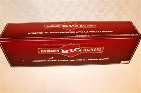 THE ORIGINAL BACHMANN BIG HAULERS AUTHENTIC G SCALE TRAIN BOX CAR | #1800498742