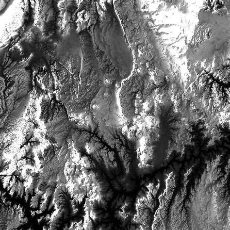 Arizona Elevation Map - Muir Way