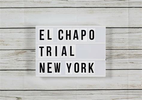 El Chapo trial: The accused drug lord's history looming large in New York court - Creative ...