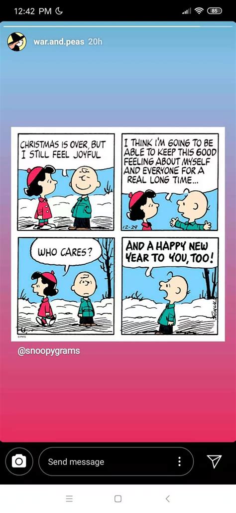 AND A HAPPY NEW YEAR TO YOU, TOO！ : r/peanuts