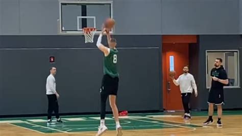 Kristaps Porzingis Celtics Practice SHOOTING Highlights - YouTube