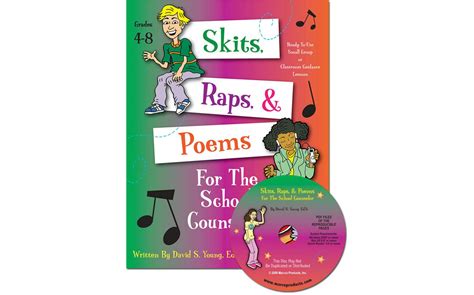 Skits Raps & Poems for the School Counselor with CD (Grades 4-8 ...