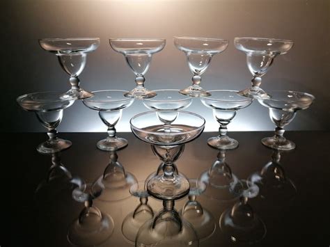 rare art deco Icecoupes / Champagne coupe (10) - Art Deco - - Catawiki