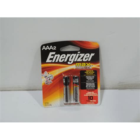 Energizer MAX Alkaline Batteries AAA 2 Count Pack 12 - Walmart.com ...