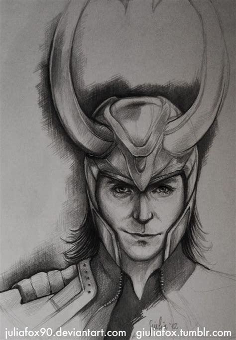 Loki Drawing Avengers