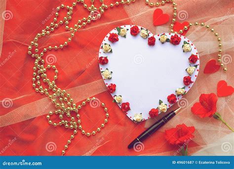 Valentines Day wish list stock image. Image of message - 49601687