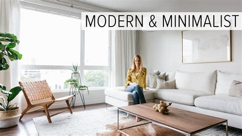 APARTMENT TOUR | my modern & minimalist living room tour - YouTube