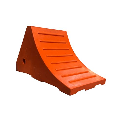 Heavy Duty Wheel Chock Orange 30 Ton | Traffic Safety Zone