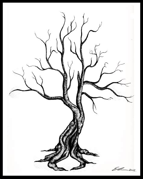 Dead Tree Tattoo by ellestril on DeviantArt