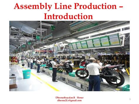 Assembly Line Production Introduction