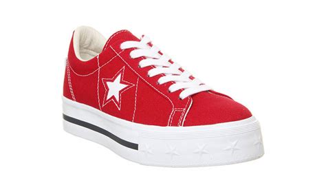 Converse One Star Platform Red White | Where To Buy | TBC | The Sole Womens