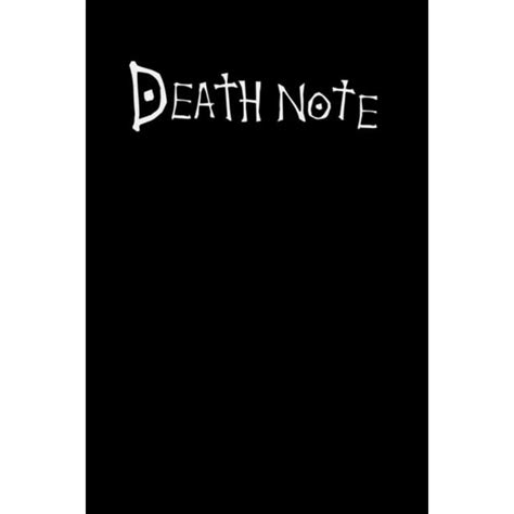 Death Note : 6x9 120 Page Wide Ruled Notebook (Paperback) - Walmart.com - Walmart.com