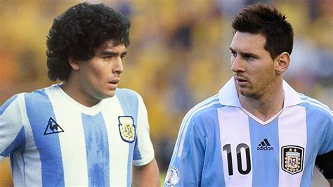 lionel messi vs diego maradona HD - YouTube