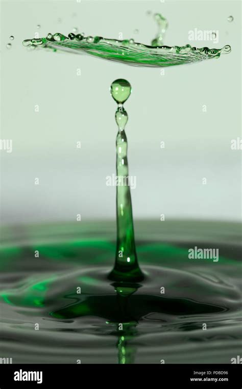 Water drop macro photography Stock Photo - Alamy