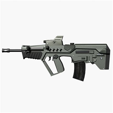 israeli tavor assault rifle 3d model