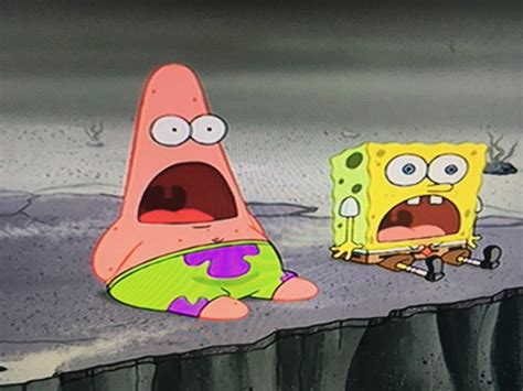 SpongeBob and Patrick Shocked 😳😱😲 | Spongebob, Spongebob patrick, Spongebob faces